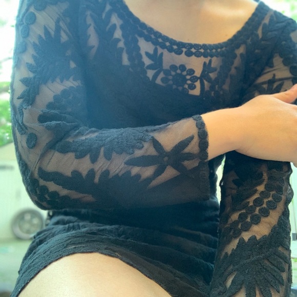 🌻4/20 Express Lace Mini dress - Picture 5 of 9
